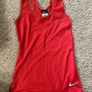 XS Red Nike Pro Tank